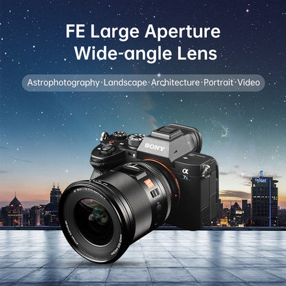 Viltrox AF 16mm f/1.8 Full Frame Ultra Wide Angle STM Autofocusing Prime Lens for Sony E-Mount Mirrorless Camera