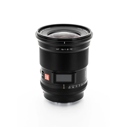 Viltrox AF 16mm f/1.8 Full Frame Ultra Wide Angle STM Autofocusing Prime Lens for Sony E-Mount Mirrorless Camera