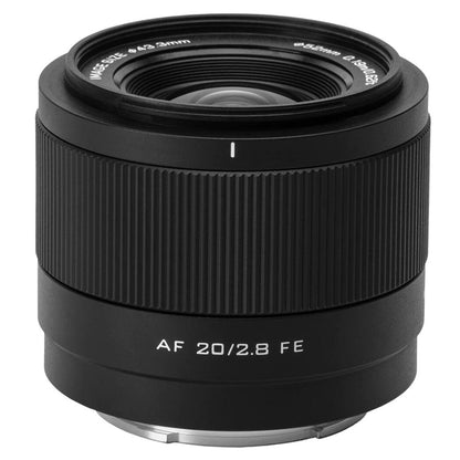 Viltrox AF 20mm f/2.8 FE Wide Angle Large Aperture STM Auto Focus Full Frame Prime Lens for Sony E-Mount Mirrorless Cameras | Black, White