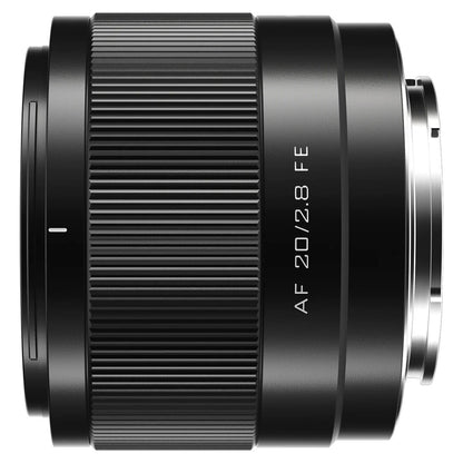 Viltrox AF 20mm f/2.8 FE Wide Angle Large Aperture STM Auto Focus Full Frame Prime Lens for Sony E-Mount Mirrorless Cameras | Black, White