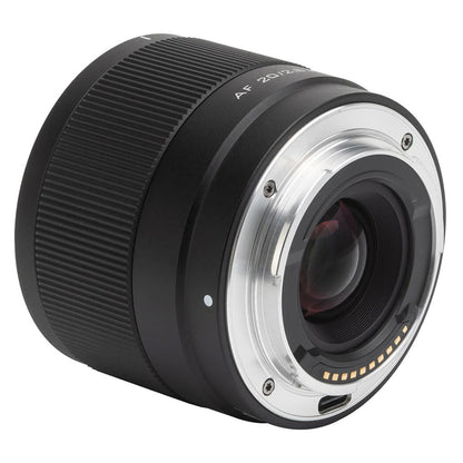 Viltrox AF 20mm f/2.8 FE Wide Angle Large Aperture STM Auto Focus Full Frame Prime Lens for Sony E-Mount Mirrorless Cameras | Black, White