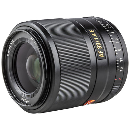 Viltrox AF 33mm f/1.4 E Prime Lens with APS-C Format, STM Autofocus Motor for Sony E-Mount Mirrorless Cameras
