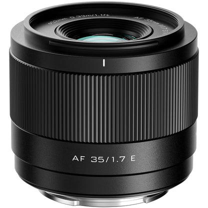 Viltrox Air Series 35mm F/1.7 Sony E Mount AF Autofocus Silent STM APS-C Format Normal Length Prime Lens with High Quality Optics, Eye and Face Auto Focus Detection for Mirrorless Cameras, Dreamy Bokeh, Photography and Videography