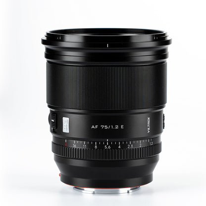 Viltrox AF 75mm f/1.2 E Telephoto Prime Lens with APS-C Format, STM Autofocus Motor and AF/MF Switch for Sony E-Mount Mirrorless Cameras