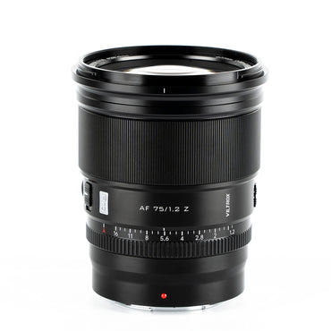 [CLEARANCE] Viltrox AF 75mm f/1.2 Z Telephoto Prime Lens with APS-C Format, STM Autofocus Motor and AF/MF Switch for Nikon Z-Mount Mirrorless Cameras