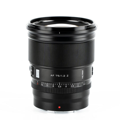 [CLEARANCE] Viltrox AF 75mm f/1.2 Z Telephoto Prime Lens with APS-C Format, STM Autofocus Motor and AF/MF Switch for Nikon Z-Mount Mirrorless Cameras