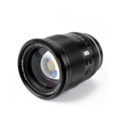 [CLEARANCE] Viltrox AF 75mm f/1.2 Z Telephoto Prime Lens with APS-C Format, STM Autofocus Motor and AF/MF Switch for Nikon Z-Mount Mirrorless Cameras