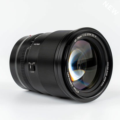 [CLEARANCE] Viltrox AF 75mm f/1.2 Z Telephoto Prime Lens with APS-C Format, STM Autofocus Motor and AF/MF Switch for Nikon Z-Mount Mirrorless Cameras