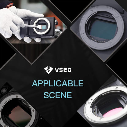 VSGO VS-S02-E 12pcs 16mm APS-C Sensor Microfiber Cleaning Swab for DSLR Digital Cameras