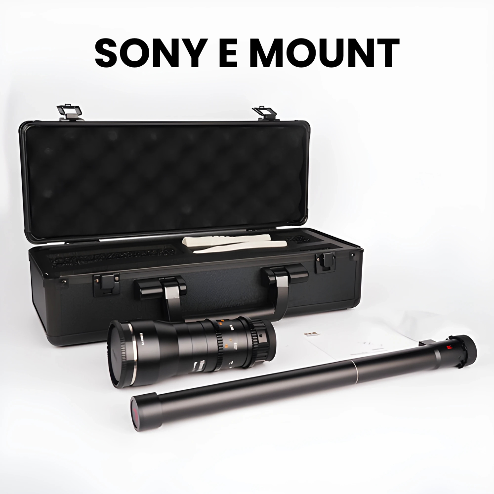 AstrHori 18mm F/8 MF APS-C 2X Macro Probe Lens for Sony E / M43 Micro Four Thirds Mount Mirrorless Cameras Manual Focus with Slender Lens Body, Sapphire Lenses, Built-in LED Fill Light for Photography