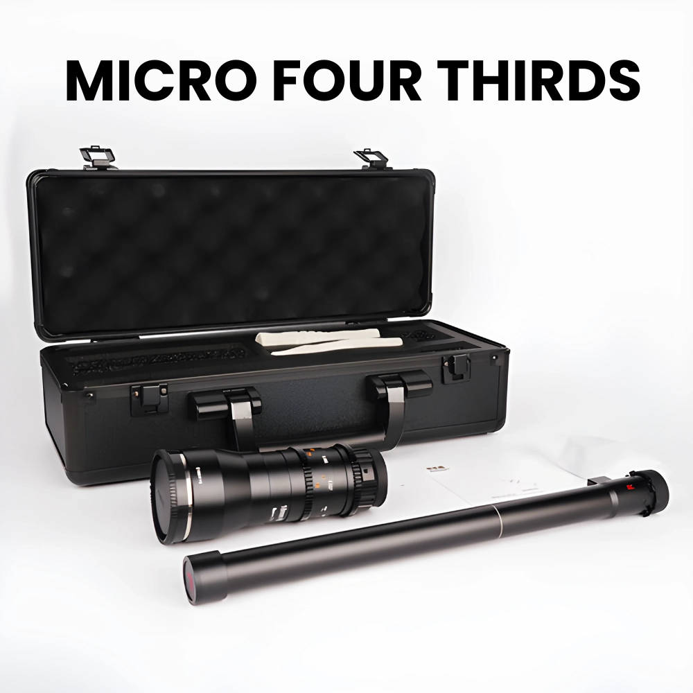 AstrHori 18mm F/8 MF APS-C 2X Macro Probe Lens for Sony E / M43 Micro Four Thirds Mount Mirrorless Cameras Manual Focus with Slender Lens Body, Sapphire Lenses, Built-in LED Fill Light for Photography