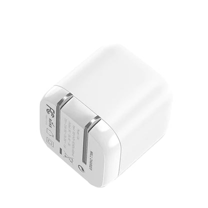 [CLEARANCE] Vention 30W GaN Fast Charger with Folding US Plug and USB-C PD Power Delivery Port for Mobile Phones Tablets and Laptops (White) FAKW0-US