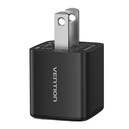 [CLEARANCE] Vention Ultramini 20W Travel Fast Wall Charger with USB-C PD Power Delivery and US Plug for Mobile Devices (White) FALW0-US
