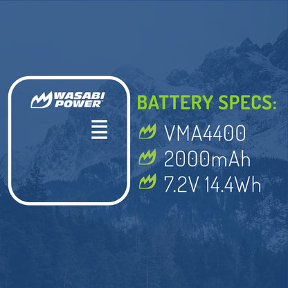 Wasabi Power Arlo Pro and Pro 2 Battery for Wireless Home Secutiy Camera, Spare for VMA4400-100NAS
