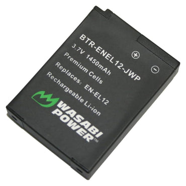 [CLEARANCE] Wasabi Power EN-EL12 Dual Battery USB Charger with Power Indicators for Select Nikon AW, Coolpix, Key Mission, P300 P310 P340, S31 S70 S610 S800c S9900s Digital Camera | LCH-DC-ENEL12