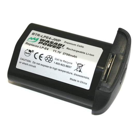 Wasabi Power Canon LP-E4 LPE4 Battery Wasabi Power Canon LP-E4 LPE4 Battery for Canon EOS-1D Mark III, EOS 1D Mark IV, EOS-1Ds and EOS-1D C Professional DSLR Camera