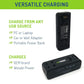 Wasabi Power (2-Pack) Insta360 ONE R / ONE RS Action Camera Battery and Dual Charger with Micro USB and Type C Charging Ports, Spare for CINORBT/A