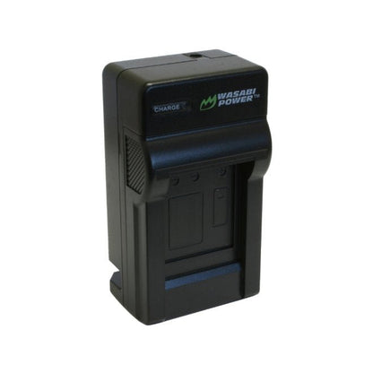 [CLEARANCE] Wasabi Power DMW-BLD10 Battery Charger with Power Indicator, Built-In Fold Out US Plug, Car Charger and Euro Plug Adapter for Panasonic Lumix DMC-G3, DMC-GF2, DMC-GX1 Mirrorless Camera | LCH-BLD10