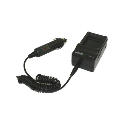 [CLEARANCE] Wasabi Power DMW-BLD10 Battery Charger with Power Indicator, Built-In Fold Out US Plug, Car Charger and Euro Plug Adapter for Panasonic Lumix DMC-G3, DMC-GF2, DMC-GX1 Mirrorless Camera | LCH-BLD10