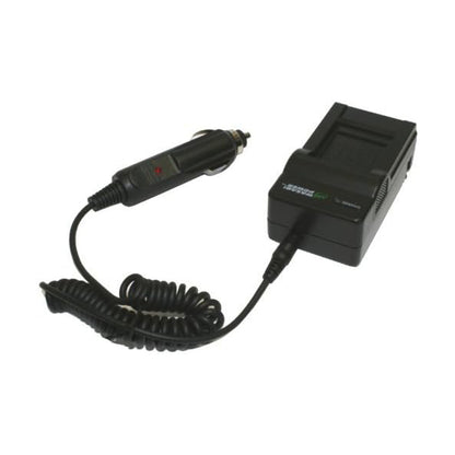 Wasabi Power Panasonic DMW-BMB9 DMWBMB9 Battery Charger with Fold Out US Plug, Car Charger and Euro Plug Adapter for Panasonic Lumix DC-FZ80 DMC-FZ45 DMC-FZ47 DMC-FZ48 DMC-FZ60 DMC-FZ62 DMC-FZ70 DMC-FZ72 DMC-FZ100 DMC-FZ150 Digital Camera