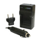 Wasabi Power Olympus LI-50B LI50B Battery / Charger with Built-In Fold Out US Plug, Car Charger and Euro Plug Adapter for Tough TG-870 TG-850 TG-830 iHS Stylus 9010 9000 1030 SZ-31MR iHS SZ-30MR XZ-10 XZ-1 and Other Olympus Digital Camera