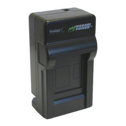 Wasabi Power EN-EL23 Battery Charger with Power Indicator, Built-In Fold Out US Plug, Car Charger and Euro Plug Adapter for Nikon Coolpix B700 P600 P610 P900 P900s S810c Compact DLSR Camera | LCH-ENEL23
