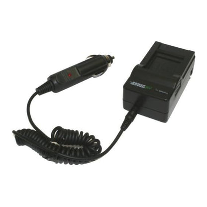 Wasabi Power EN-EL23 Battery Charger with Power Indicator, Built-In Fold Out US Plug, Car Charger and Euro Plug Adapter for Nikon Coolpix B700 P600 P610 P900 P900s S810c Compact DLSR Camera | LCH-ENEL23