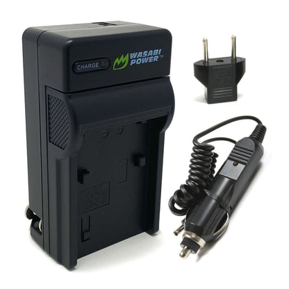 Wasabi Power SONY NP-FV70 Battery and Dual Charger for NP-FV50 NPFV70 NP-FV100 V-Series Batteries and Select Sony Handycam FDR-AX700 FDR-AX100 FDR-AX53 NEX-VG900 NEX-VG30 HXR-NX70U HXR-NX30U HXR-NX3D1U HXR-MC50U DEV-5 Video Camera