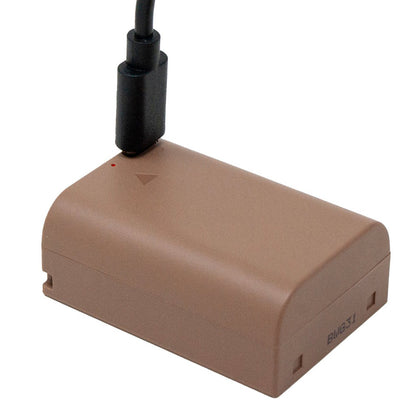 [CLEARANCE] Wasabi Power BLX-1 7.2V 2400mAh Lithium-Ion Battery with USB -C Fast Charging Direct Port for Olympus BLX1 and OM System Mirrorless Camera | USB-BTR-BLX1