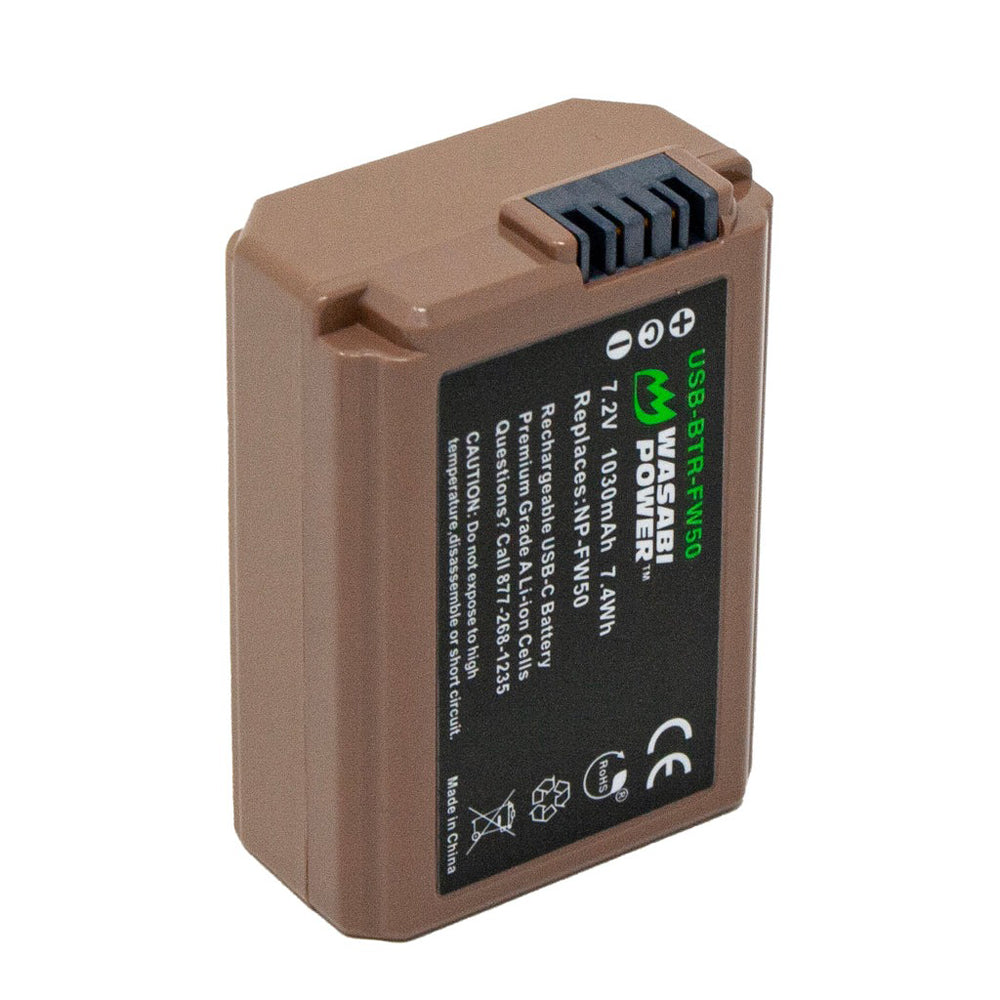NP-FW50 Replacement Battery For Sony NEX Cameras - Compatible With NEX-3, NEX-5R, NEX-6, NEX-F3