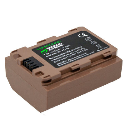 [CLEARANCE] Wasabi Power SONY NP-FZ100 NPFZ100 Battery with USB Type C Fast Direct Charging for Sony Alpha a1, a7 III, a7 IV, a7C II, a7CR, a7R III, a7R V, a7S III, a9 II, a6600, a6700, FX3, FX30, and ZV-E1 Digital Camera