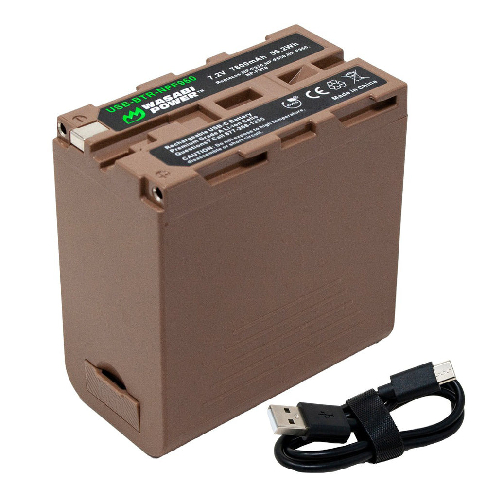 CLEARANCE] Wasabi Power NP-F960 Type 7.2V 7800mAh Lithium-Ion