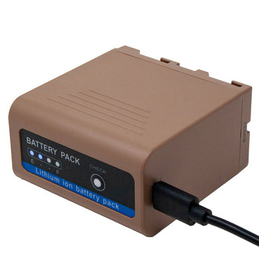 [CLEARANCE] Wasabi Power NP-F960 Type 7.2V 7800mAh Lithium-Ion Battery with Power Indicator and Direct USB Type-C Charging Port for Select Sony HandyCam Video Camcorder Camera | USB-BTR-NPF960