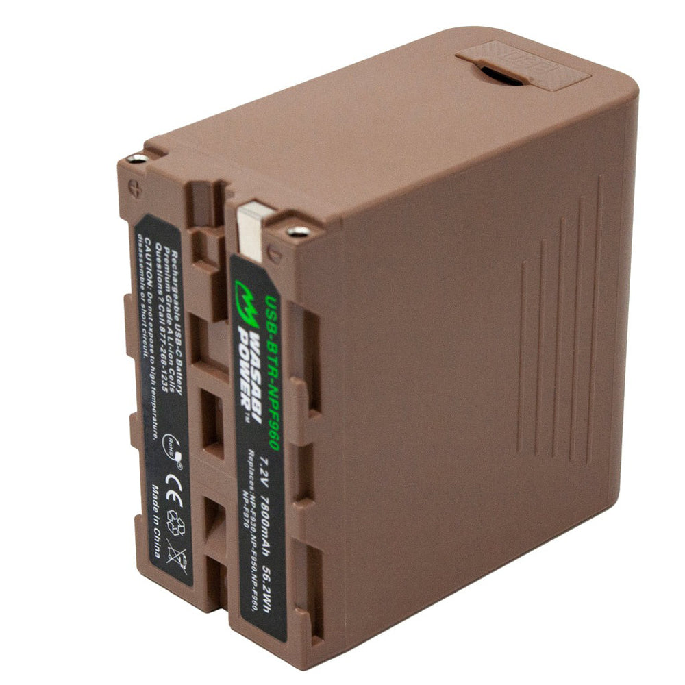 CLEARANCE] Wasabi Power NP-F960 Type 7.2V 7800mAh Lithium-Ion