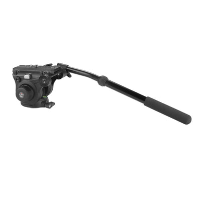 WEIFENG WF-616 Professional Video Tripod with 75mm Bowl Fluid Head 360° Pan & -75°/+90° Tilt, Quick Release Plate, 1/4" & 3/8" Attancement Threads, 180cm Max. Height, 8kg Max. Load Capacity for DSLR, SLR, Mirrorless, Movie, Cinema Camera