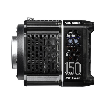 Yongnuo YN150 150W COB LED Video Light Kit Mini Bowens Mount 3200~5600K CCT, TFT Screen with Onboard Controls, Bluetooth App and 2.4G Remote Control Support with Max 100m Operatiol Range and 12 Light Effect Presets