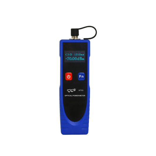 Wintact by Benetech WT65 Fiber Optic Meter for Network Data Optical Fiber Cable Testing (Blue, Gray)