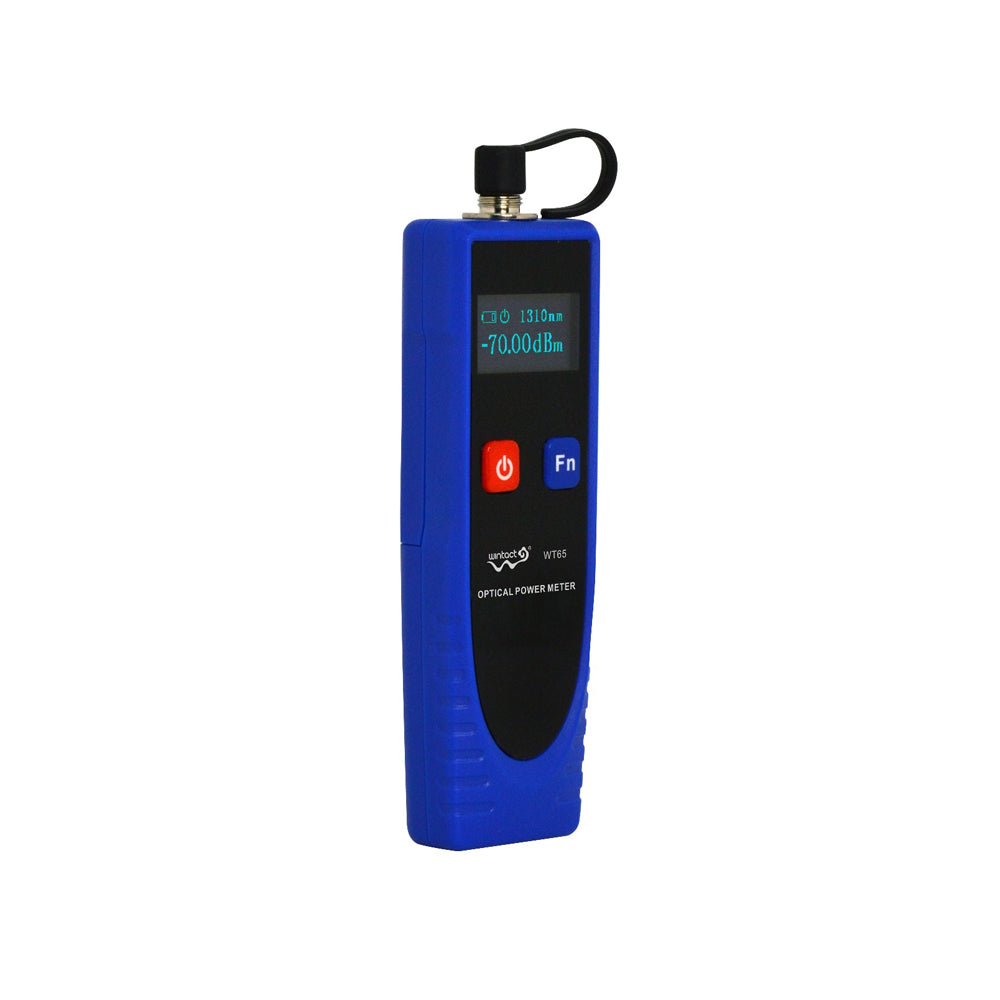 Wintact by Benetech WT65 Fiber Optic Meter for Network Data Optical Fiber Cable Testing (Blue, Gray)