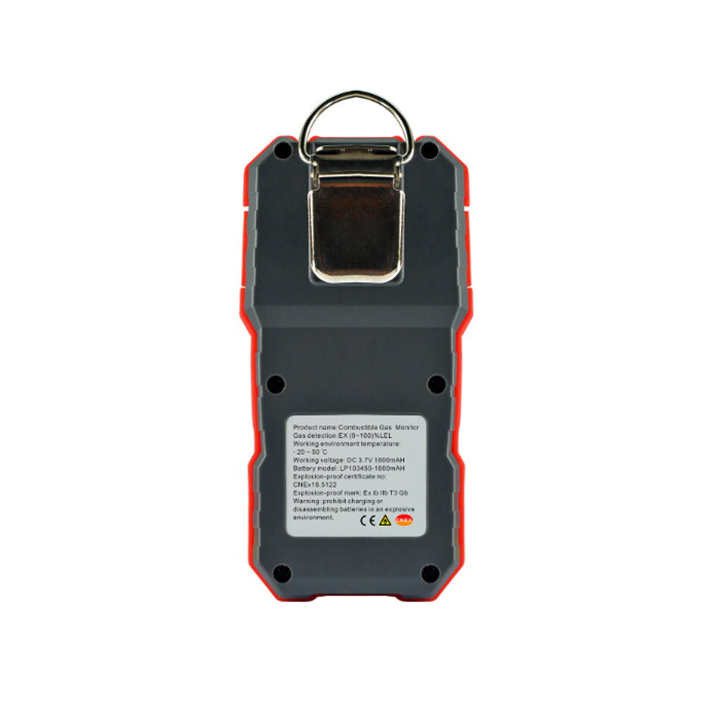Wintact WT8801 Portable Digital Combustible Gas Detector with Audible and Visual Alarm for Flammable Gases Leakage Monitoring