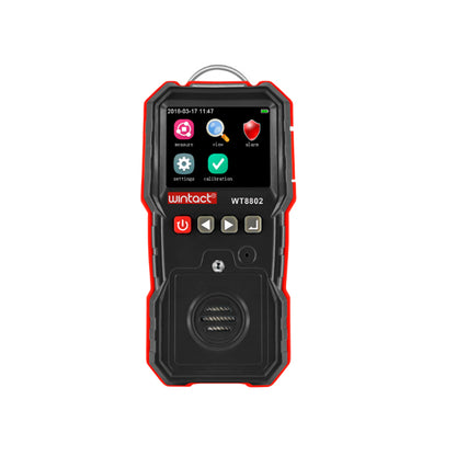 Wintact WT8802 Digital Hydrogen Sulfide Gas Monitor Meter with Detachable Funnel Plate, Acrylic Siphon Tube, Colored LCD Monitor, and Micro USB Charger / Data Cable