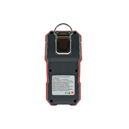 Wintact WT8811 Digital Compound Gas Monitor Meter for Carbon Monoxide, Hydrogen Sulfide, Oxygen, and Combustible Flammable Gas with Detachable Funnel Plate, Acrylic Siphon Tube, Colored LCD Monitor, and Micro USB Charger / Data Cable | JG Supe