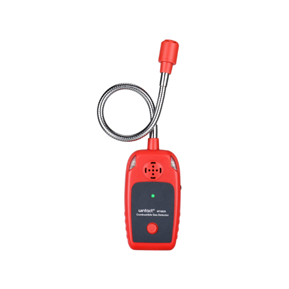 Wintact WT8820 Portable 30cm Gooseneck Combustible Gas Detector with Audible and Visual Alarm for Flammable Gases Leakage Monitoring