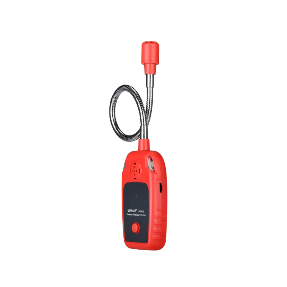 Wintact WT8820 Portable 30cm Gooseneck Combustible Gas Detector with Audible and Visual Alarm for Flammable Gases Leakage Monitoring