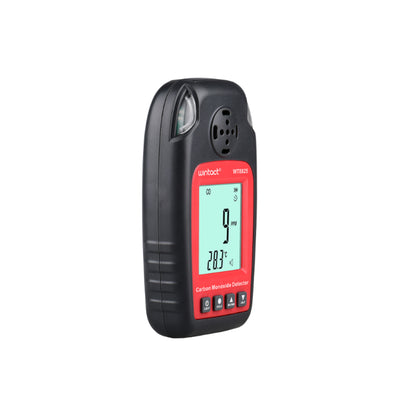Wintact WT8825 Carbon Monoxide Gas Detector with Monochromatic LCD Display, Built-In Alarm Lights and Buzzer