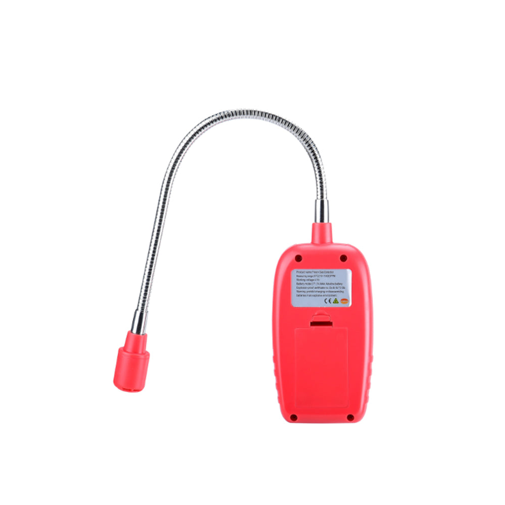 Wintact WT8827 Freon Gas Detector with Built-In Alarm Lights and Buzzer, Bendable 30cm Extended Gooseneck