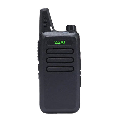 [CLEARANCE] WLN KD-C1 Mini Walkie Talkie Portable Two Way Radio (PC Programmable) 5W 400-470Mhz UHF Transceiver and Receiver with 16 Channels | WLN KD-C1 WHITE
