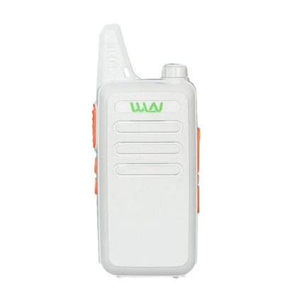 [CLEARANCE] WLN KD-C1 Mini Walkie Talkie Portable Two Way Radio (PC Programmable) 5W 400-470Mhz UHF Transceiver and Receiver with 16 Channels | WLN KD-C1 WHITE
