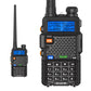 WLN KD-UV-5R Dual Band Walkie Talkie Portable Two Way Radio 5W UHF400 - 520MHz VHF136 - 174MHz UHF Transceiver and Receiver with 128 Channels, 5-10km Stable Talking Range, LED Flashlight with 1200mAh Battery