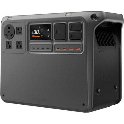 DJI Power 2000 Portable Power Station with 2048Wh LFP Battery Capacity, Up to 3000W Power Output (AC / USB-C / USB-A / SDC Ports), UPS Mode, 30dB Ultra Quiet Operation for Photography, Lighting Equipment, Devices & Appliances