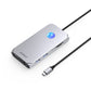ORICO 12-in-1 (RGB) USB 3.1 Type C Multifunctional Docking Station with 5Gbps USB-C Input, 4K 60Hz, PD 100W, 5Gbps USB-A 3.1. USB-A 2.0, 1080p VGA, 1000Mbps Ethernet, 3.5mm Audio Port, SD & TF Card Slot (Gray, Rose Gold, Silver) | XCR-X1